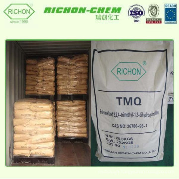 Antioxydant RD 26780-96-1 / TMQ Grale fabriqué en Chine C12H17N pour les pneus de camion